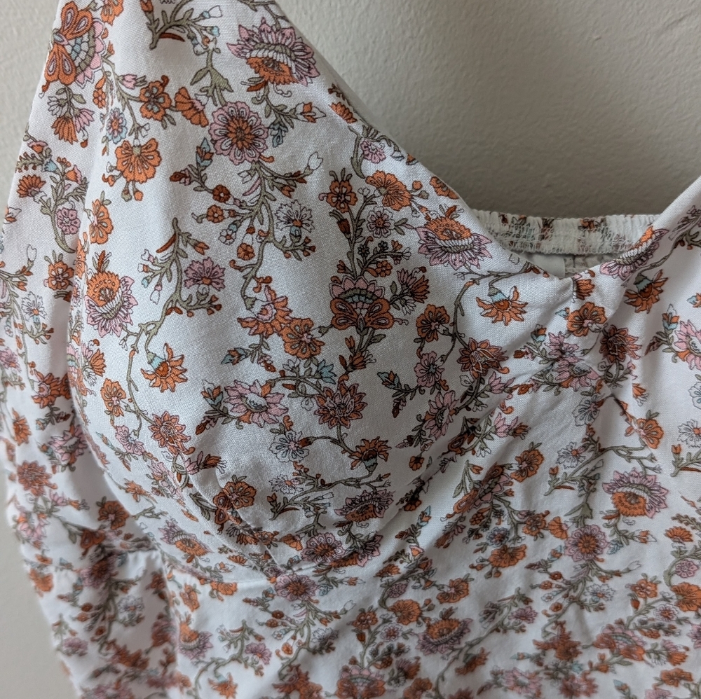 No Boundaries Women's Paisley Cottage Core Vibes Tank Top Size XXL Juniors - Picture 11 of 13